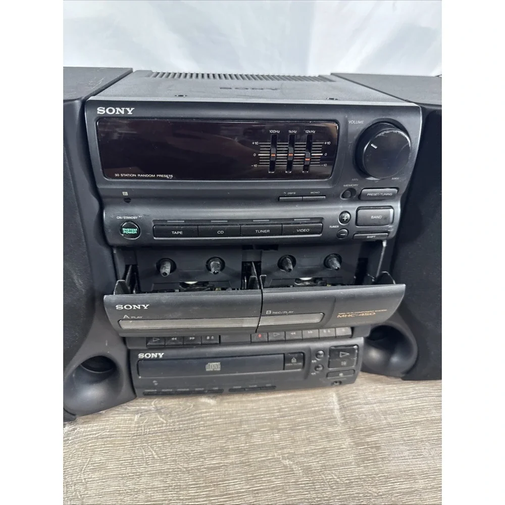 Sony MHC-450 Mini Hi-Fi Cassette, & AM/FM Stereo Work /CD Player Doesn't Work!